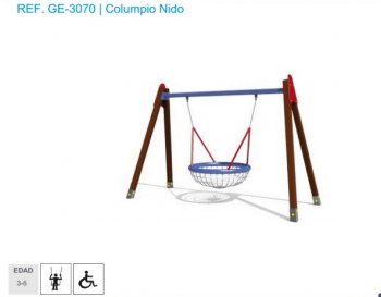 Columpio nido | Columpios | Parques infantiles JM