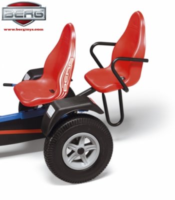Asiento Pasajero Deluxe rojo | Coches de pedales | Parques infantiles JM